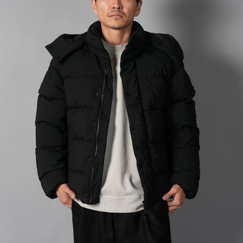 4100063 / WOOL RIPSTOP-TC_S.I. GHOST / ダウンジャケット (ブラック)