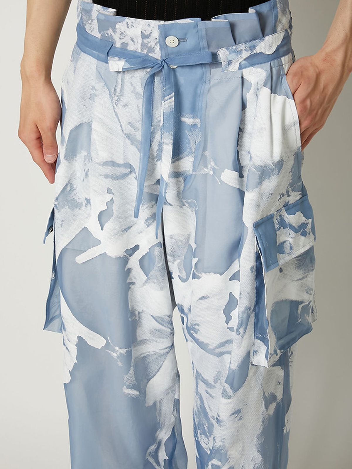 ✨Archive✨TAAKK ギミックジップ パンツ TAAKK - RUFFLE PANTS / ラッフルパンツ (ブラック) | Confidence