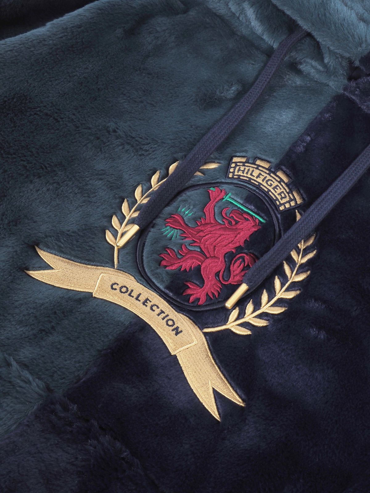 【ラスト1点】HC Faux Fur Texture Crest Hoody / プルオーバ フリース (マルチ)