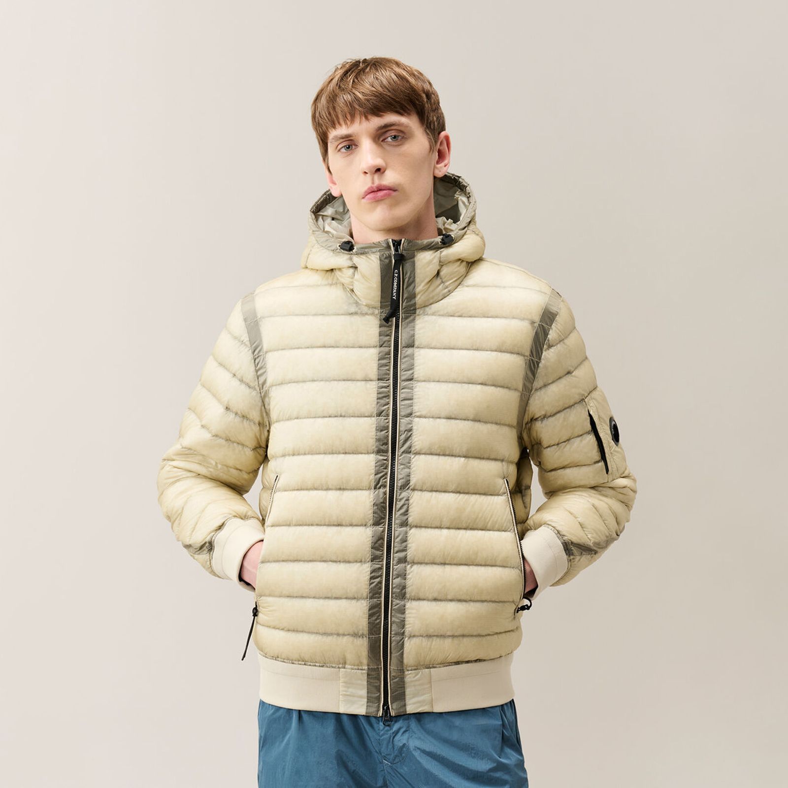 D.D. Shell Hooded Lens Down Jacket / フーデッド レンズ ダウンジャケット (シルバーバーチ)
