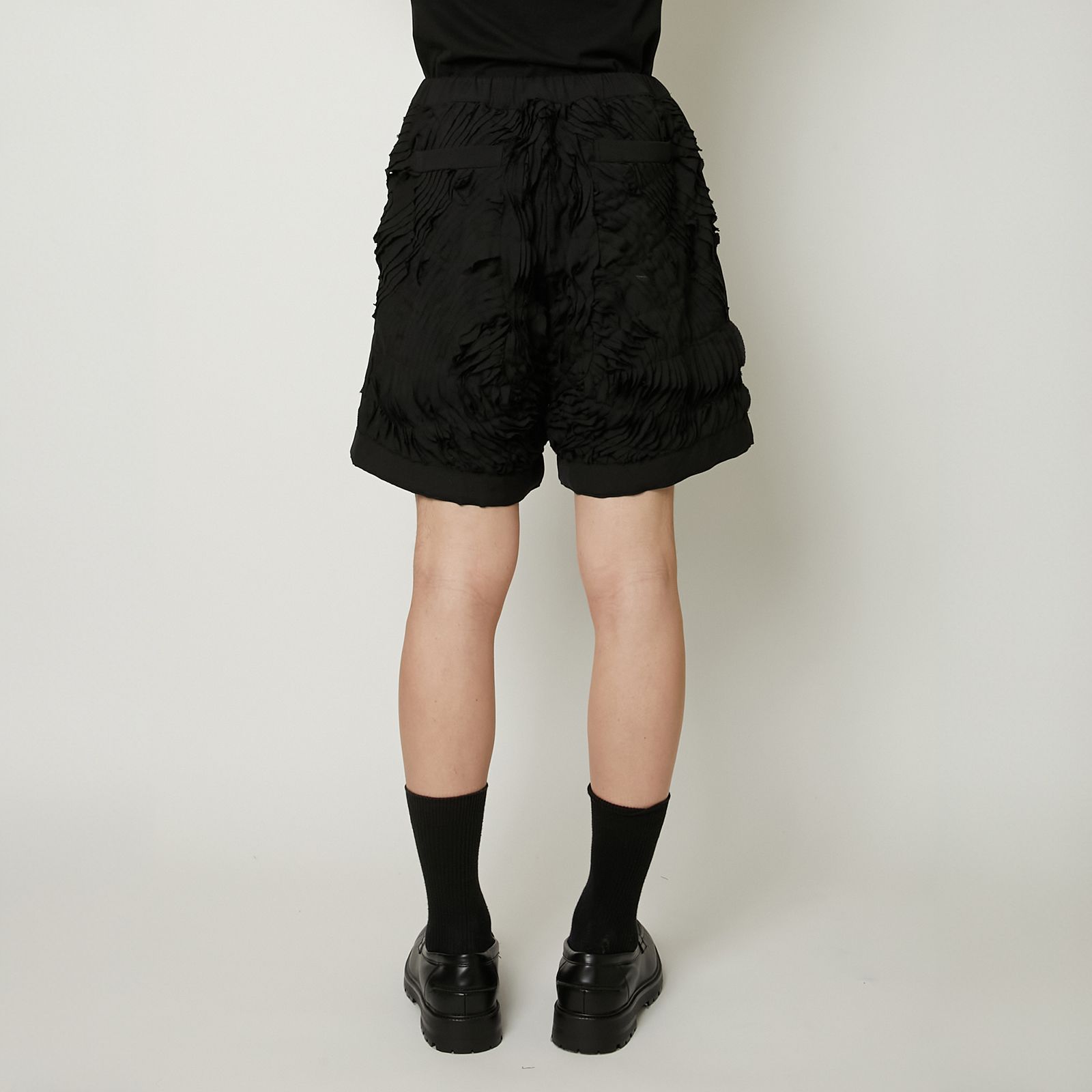 【ラスト1点】 ALL  EMBROIDERY SHORTS / オール エンブロイダリー ショーツ (ブラック)