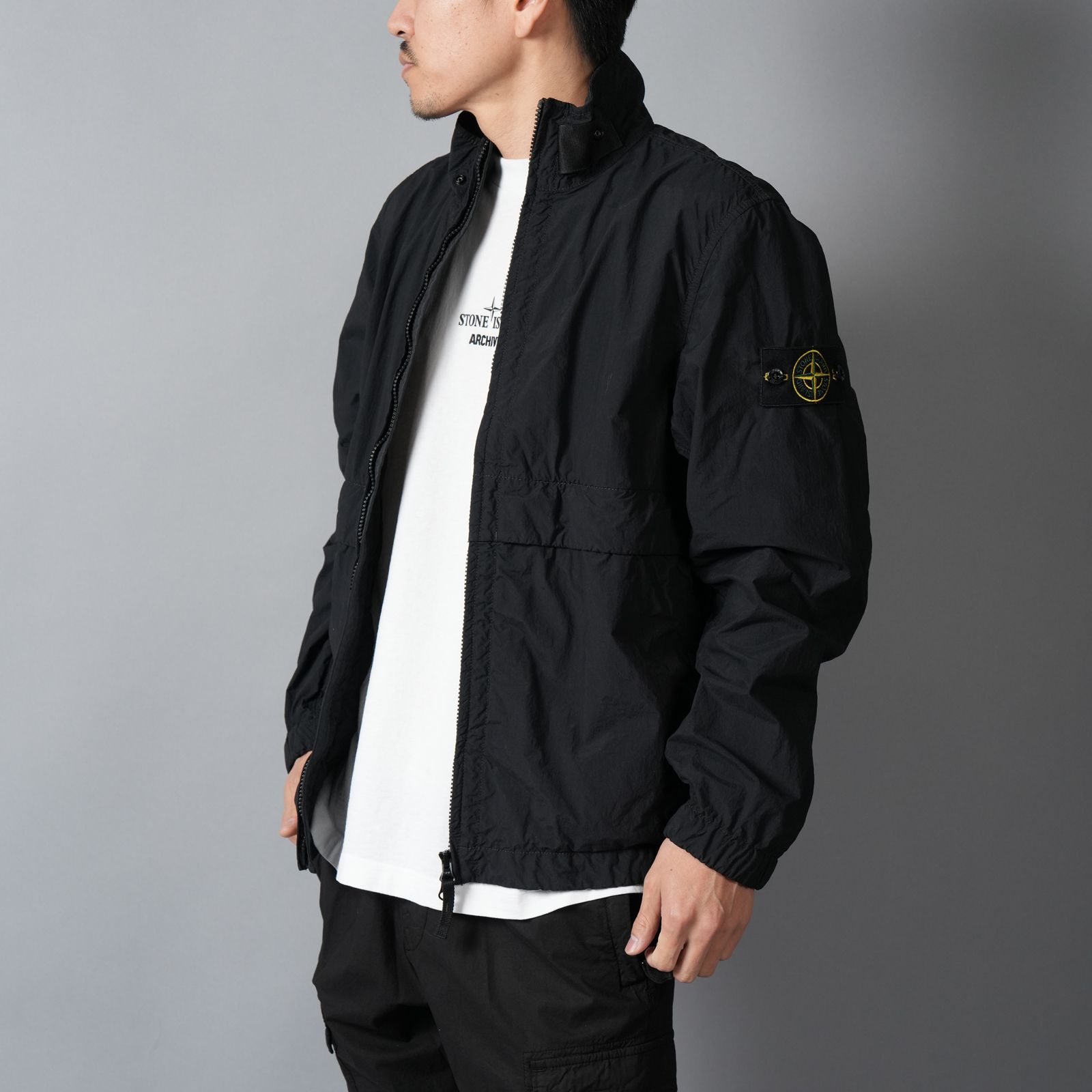 4100056 / NYLON SMERIGLIATO-TC / JACKET / ジャケット (ブラック)