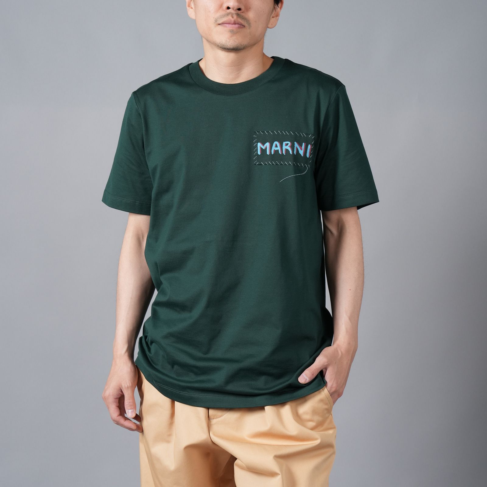 MARNI - Tシャツ (グリーン) | Confidence