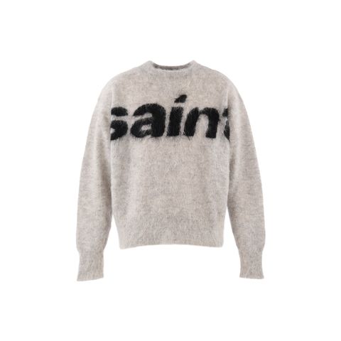 SM-MK1-0000-056 / MOHAIR CREW KNIT / SAINT / GRAY / ニット  (グレー)