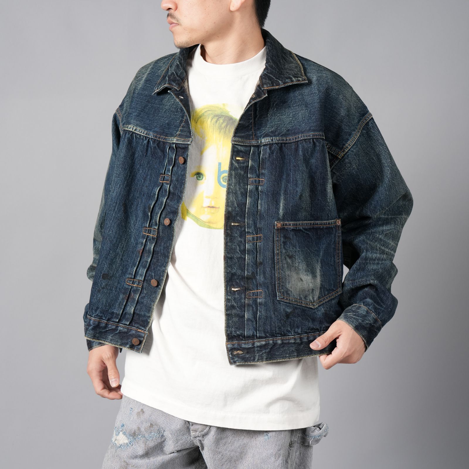 [4月6日(土)10時発売!!] 【限定】SM-YS8-0000-C72 / DENIM JACKET / FIRST / BLUE / デニムジャケット (ブルー)