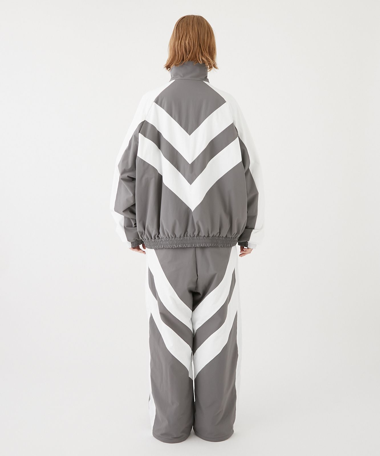 CORDURA CHEV PUFF JACKET / パフジャケット (グレー/ホワイト)