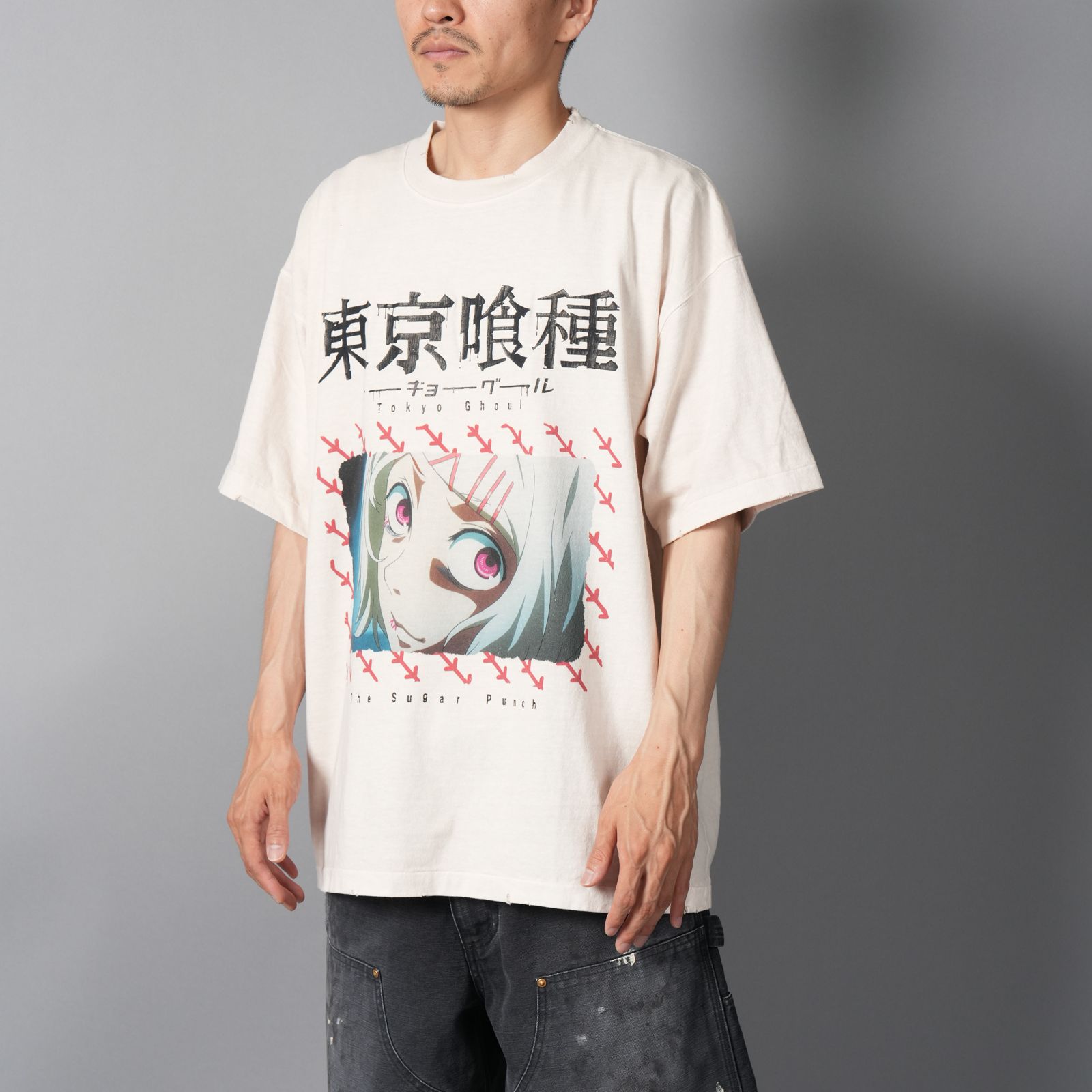 【残りわずか】[東京喰種]  TTGM25SM009 / S/S T-Shirt   (JUZO)  / Tシャツ (ホワイト)