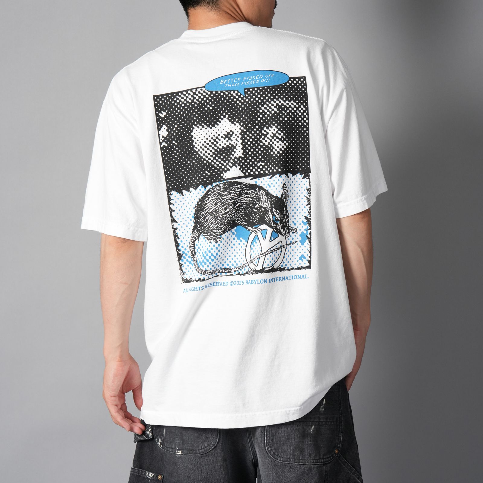 BB PISSED OFF TEE / Tシャツ  (ピュアホワイト)