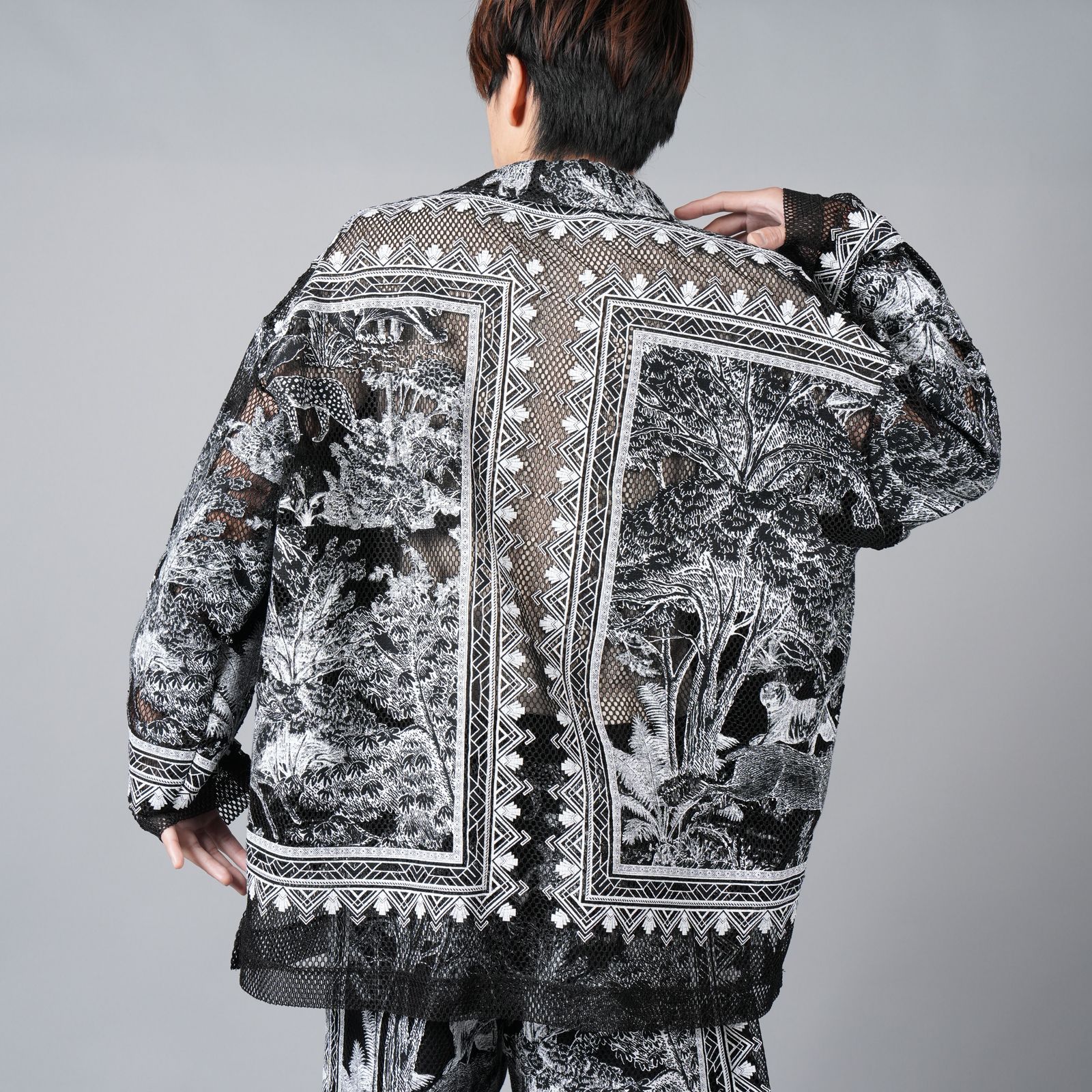 【ラスト1点】 SAVANNA SKIPPER SHIRT / サバンナ スキッパーシャツ (ブラック)