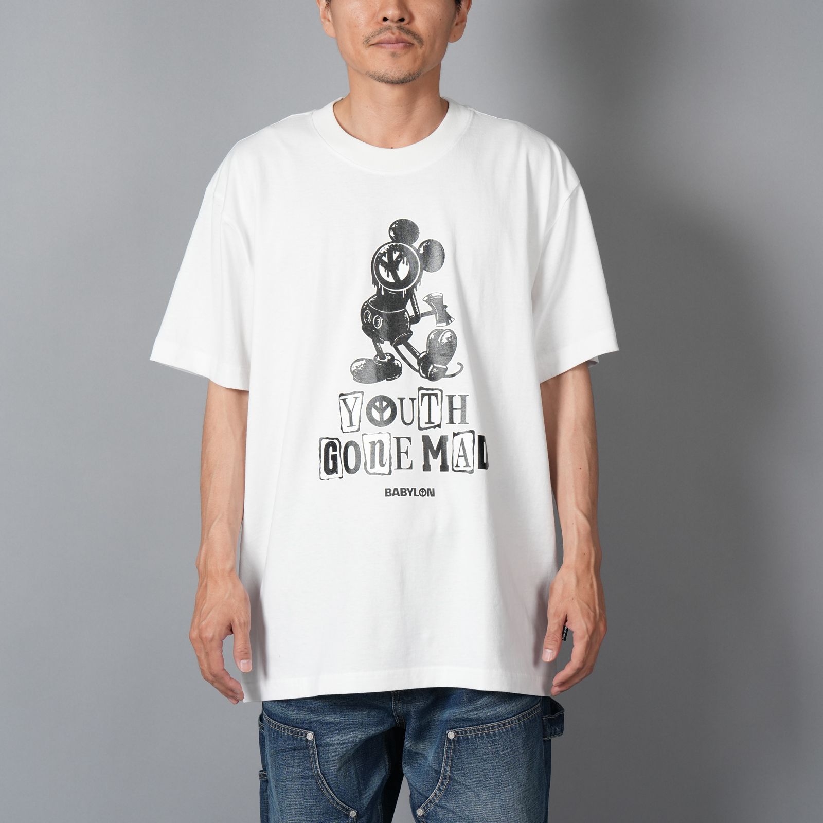 S/S YOUTH GONE MAD TEE / Tシャツ  (ピュアホワイト)