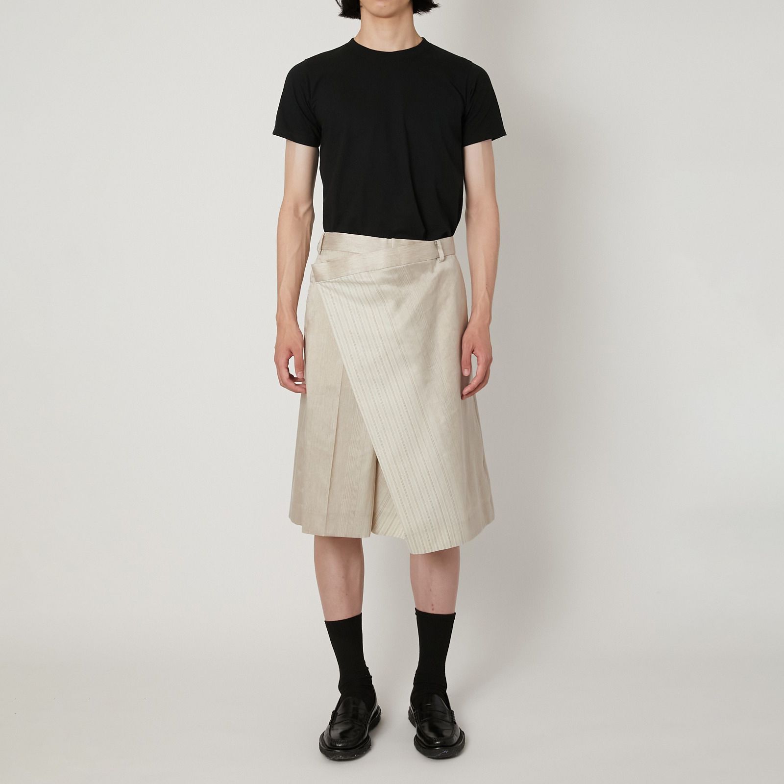 [予約商品] Short Wrap Pants / ショートラップパンツ (ベージュ)