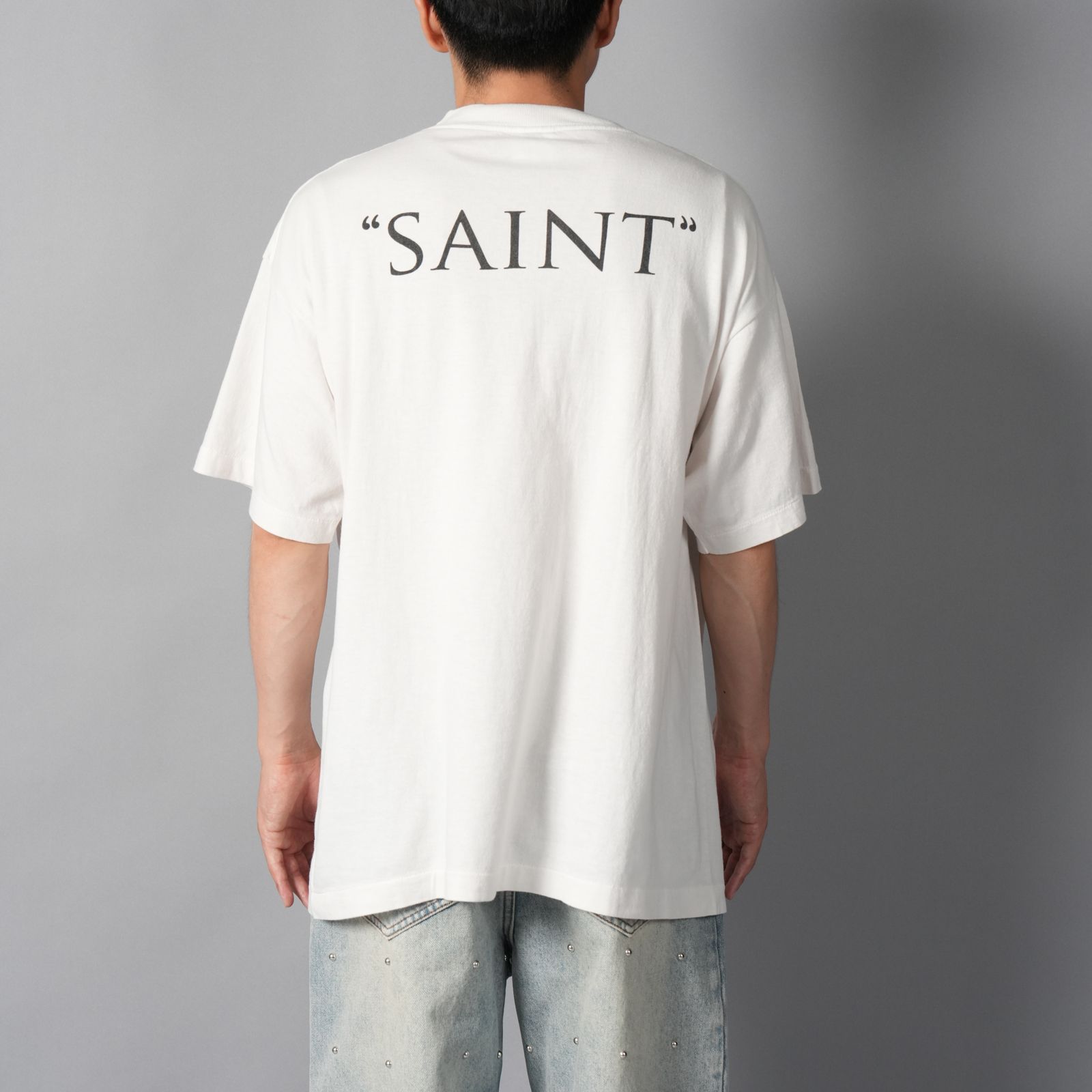 【残りわずか】【コラボ】SM-MK1-0000-C68 / CKY_SS T-SHIRT / SAINT / WHITE / Tシャツ  (ホワイト)
