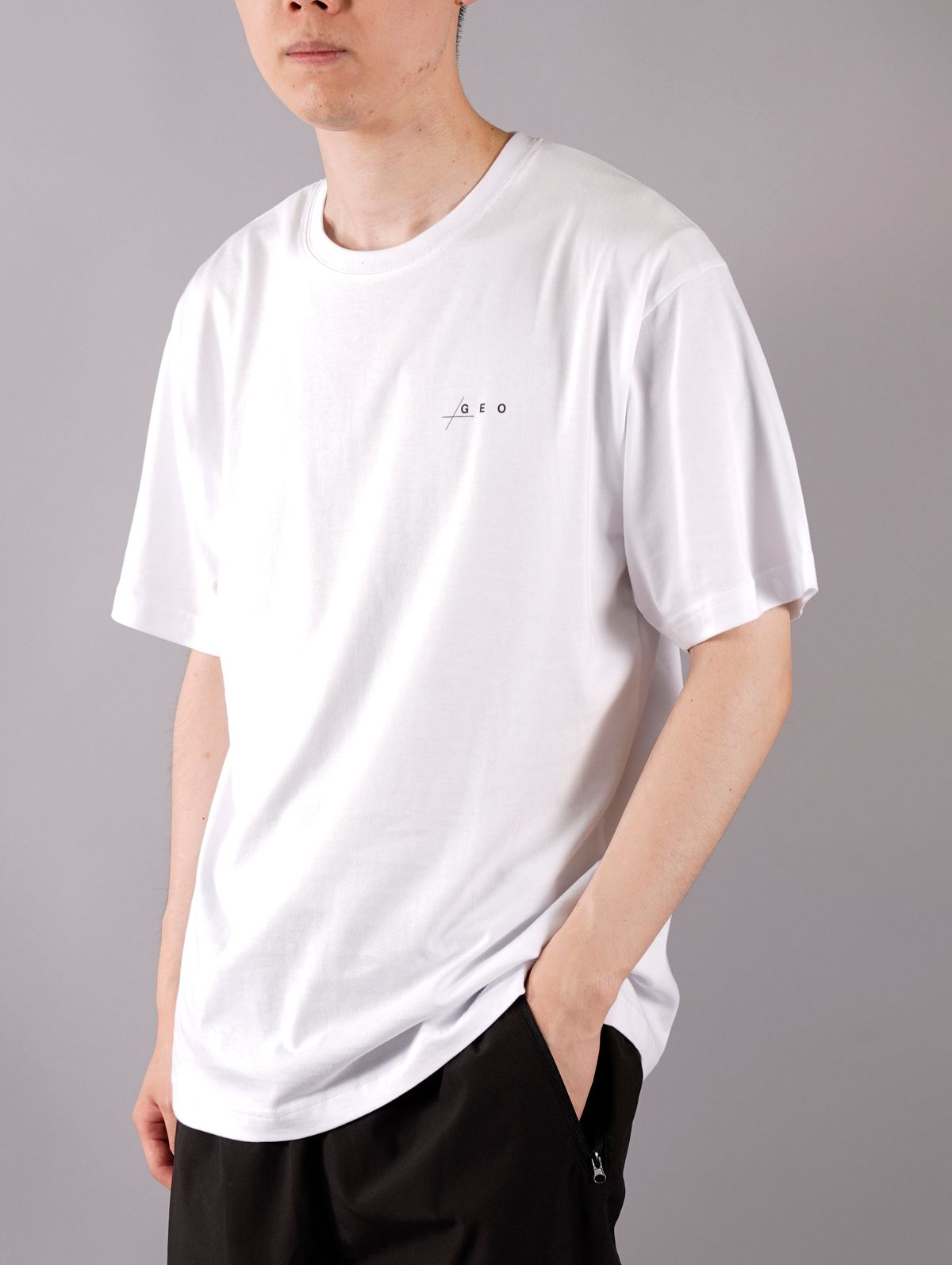 ラスト1点 / GEO Essential T-Shirt - Tシャツ (ホワイト)