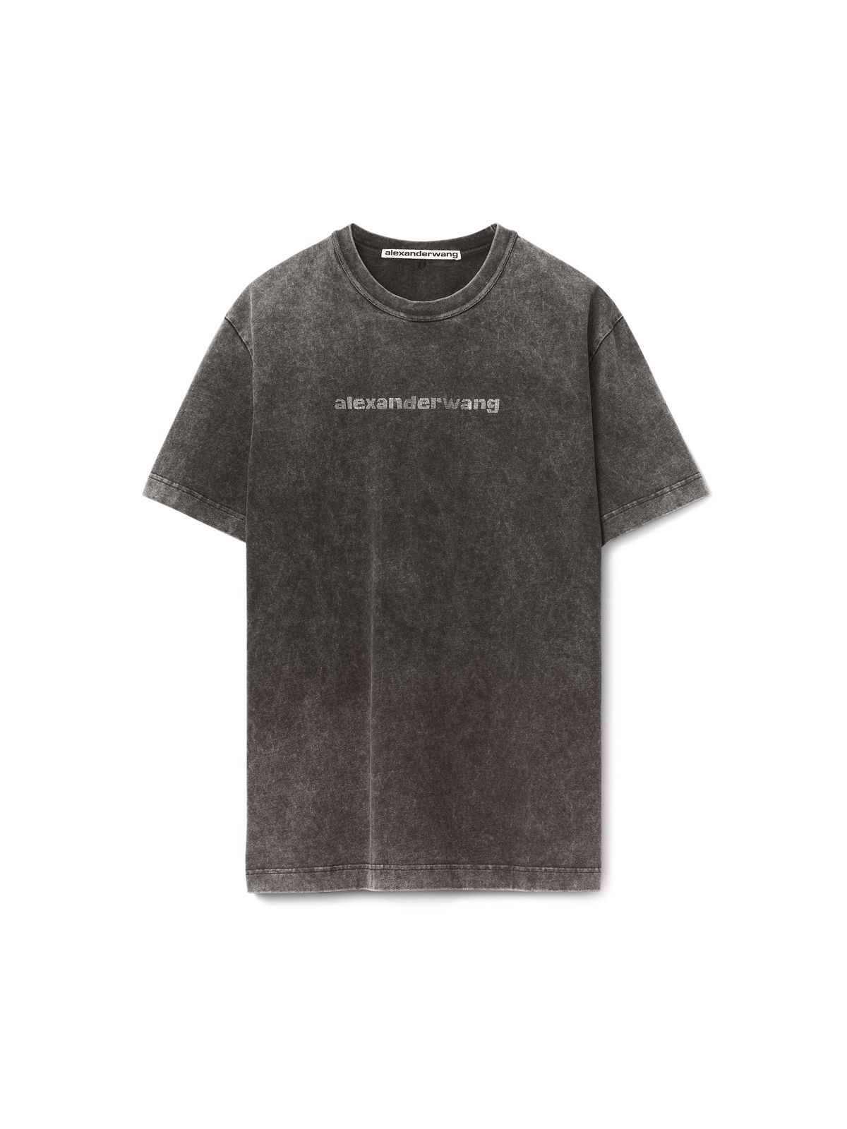 ALEXANDER WANG - ラスト1点 / Hotfix logo grill tee in compact