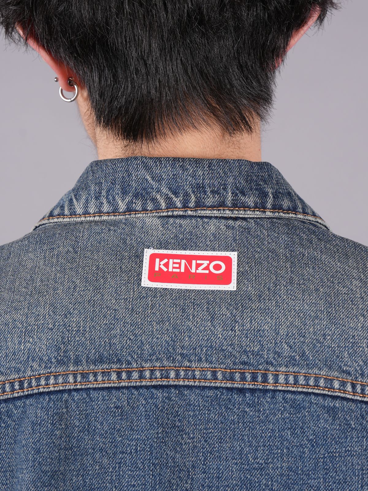 KENZO - Medium Stone Denim Trucker Jacket / ミディアム ストーン