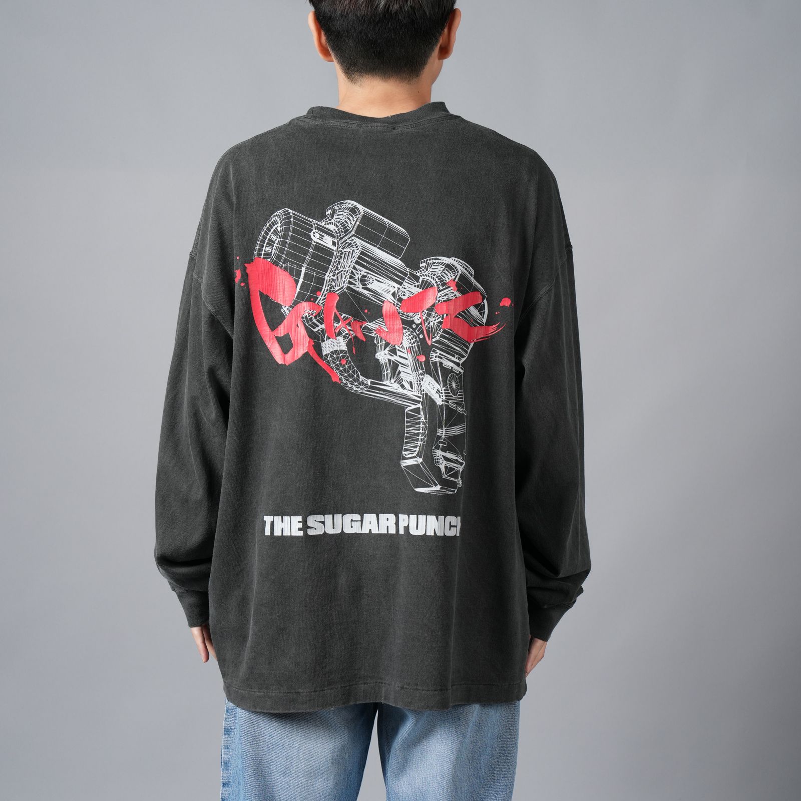 【ラスト1点】[GANTZ / ガンツ]  TGAM24SM002 / L/S TEE / Tシャツ (ブラック)