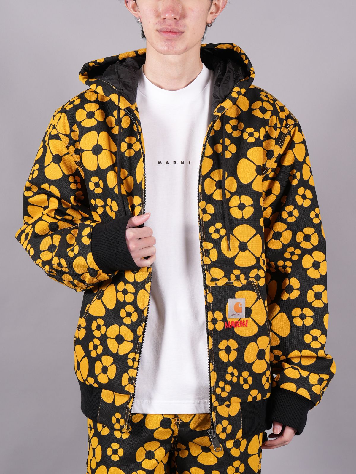 MARNI - 【ラスト1点】MARNI X CARHARTT WIP - YELLOW LONG-SLEEVED