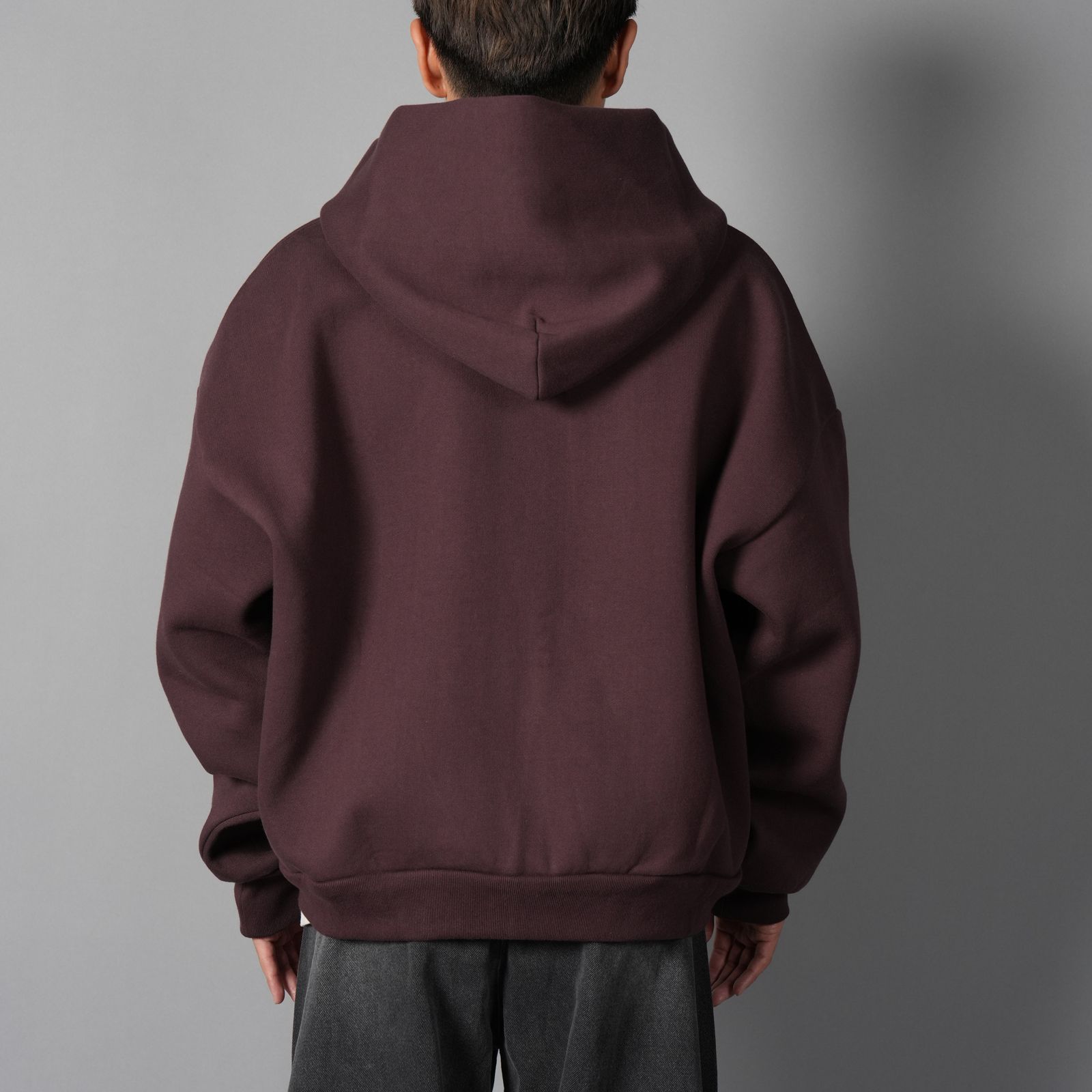 V2 ZIPPED HOODIE  / ジップフーディー (クランベリー)