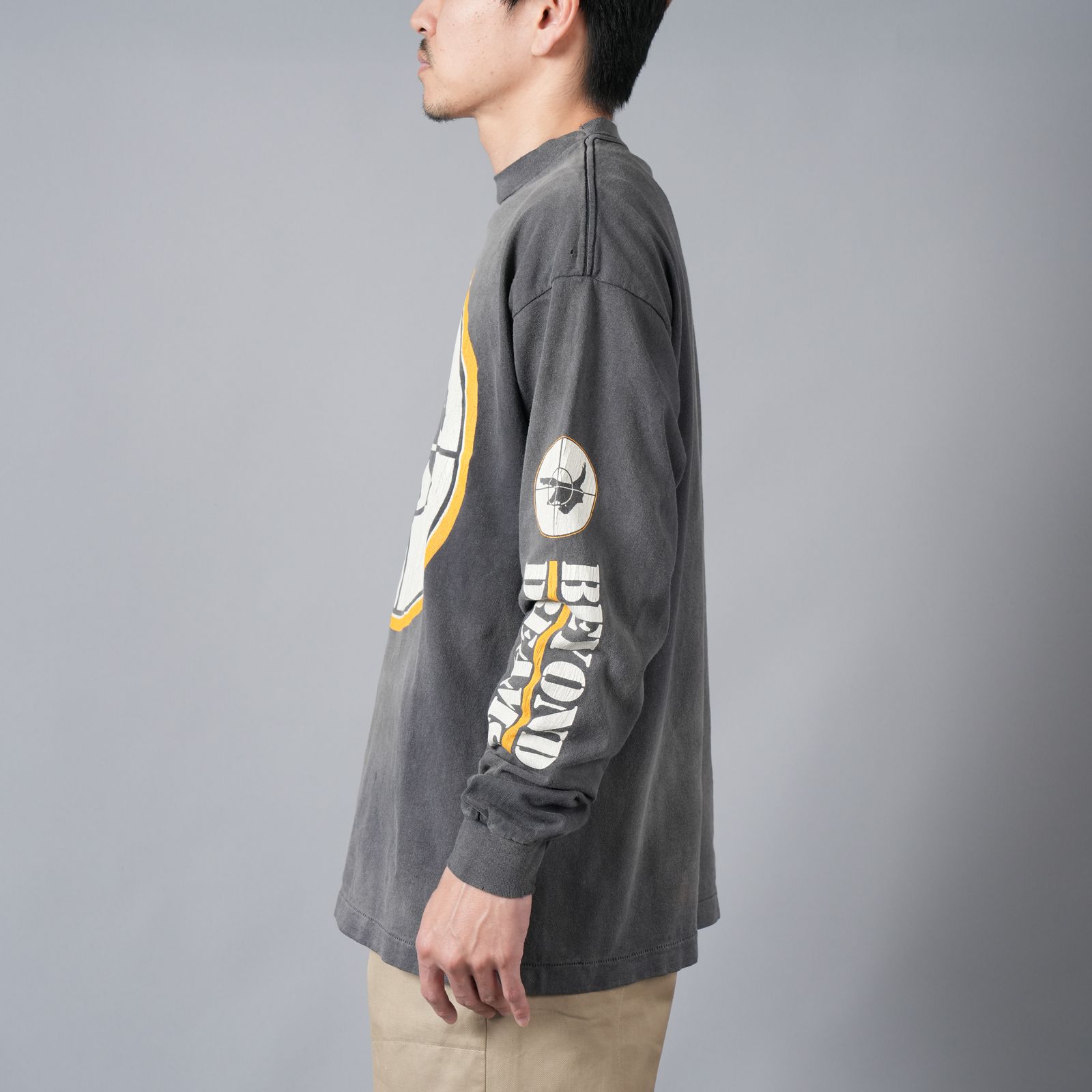 トップス SAINT MICHAEL/SW_LS TEE/TARGET/BLACK SAINT MICHAEL/SW_LS TEE/TARGET/BLACK