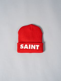 SM-A23-0000-051 / KNIT CAP / SAINT / ニットキャップ (レッド)