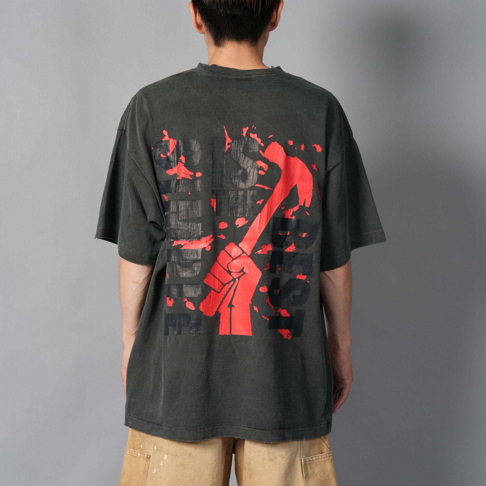 [SAKAMOTODAYS]  TSDM25SM010 / S/S T-Shirt  (SHISHIBA)  / Tシャツ (ブラック)