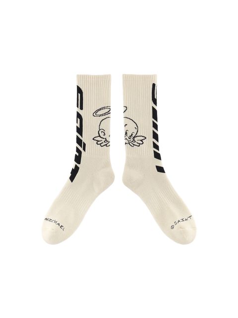 【ラスト1点】 SM-S23-0000-107 / SOCKS / ANGEL / ECRU / ソックス エンジェル   (エクリュ)