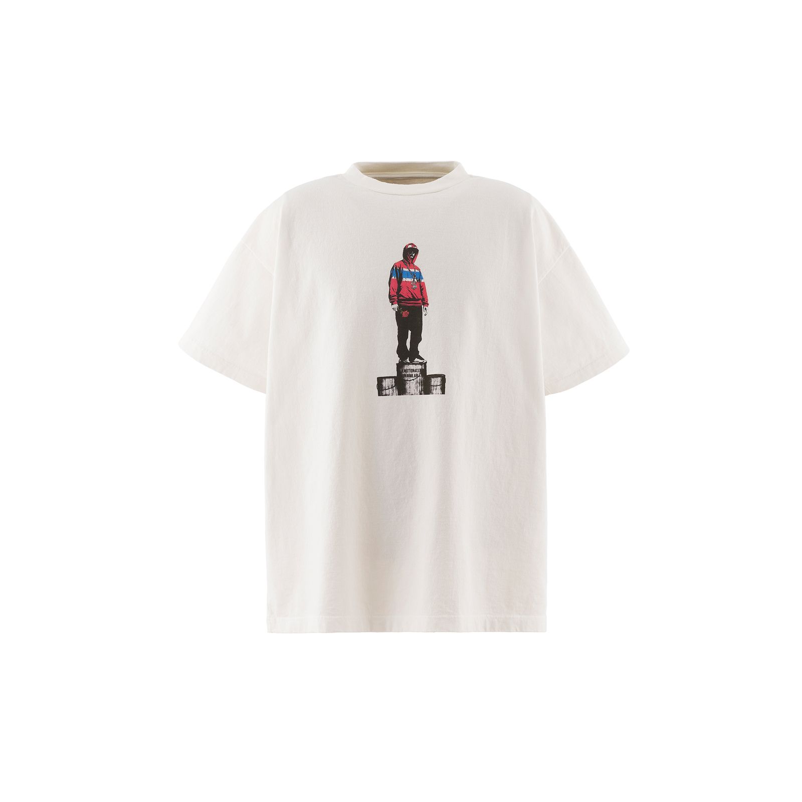 【コラボ】EU-MK8-0000-C34 / EU DK STAND SS TEE / WHITE / Tシャツ (ホワイト)