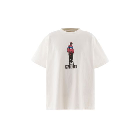 【コラボ】EU-MK8-0000-C34 / EU DK STAND SS TEE / WHITE / Tシャツ (ホワイト)