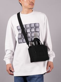 【ラスト1点】 RYAN KNIT MINI TOTE W/ REMOVABLE STRAP / トートバック 【ユニセックス】(ブラック)