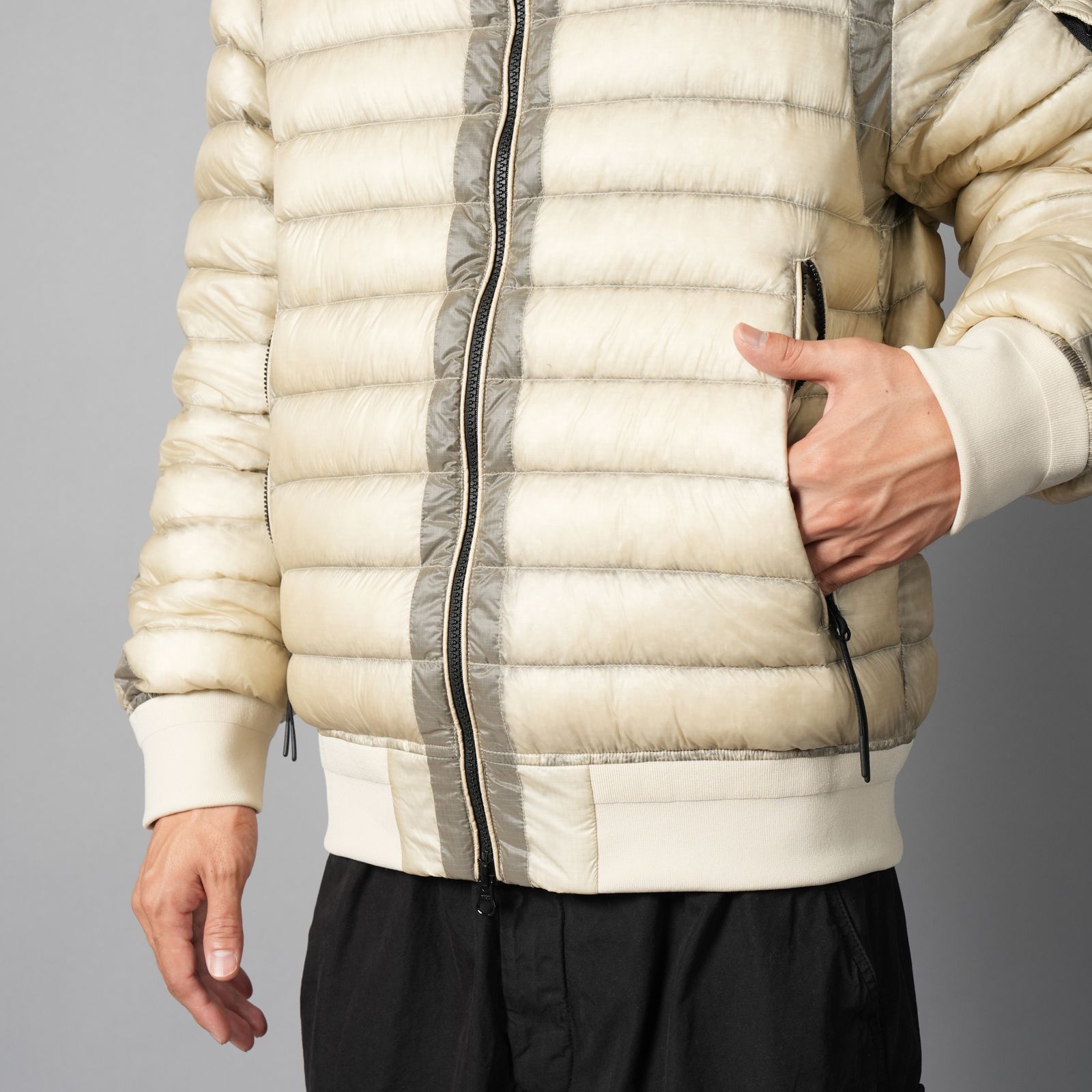 【残りわずか】D.D. Shell Hooded Lens Down Jacket / フーデッド レンズ ダウンジャケット (シルバーバーチ)