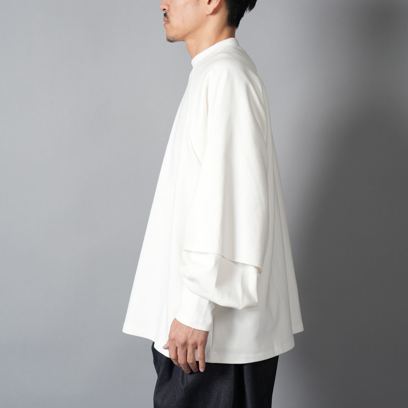 RAGLAN LAYERED LONGSLEEVE TEE / ラグラン レイヤード ロングスリーブT ロンT (ダブ)