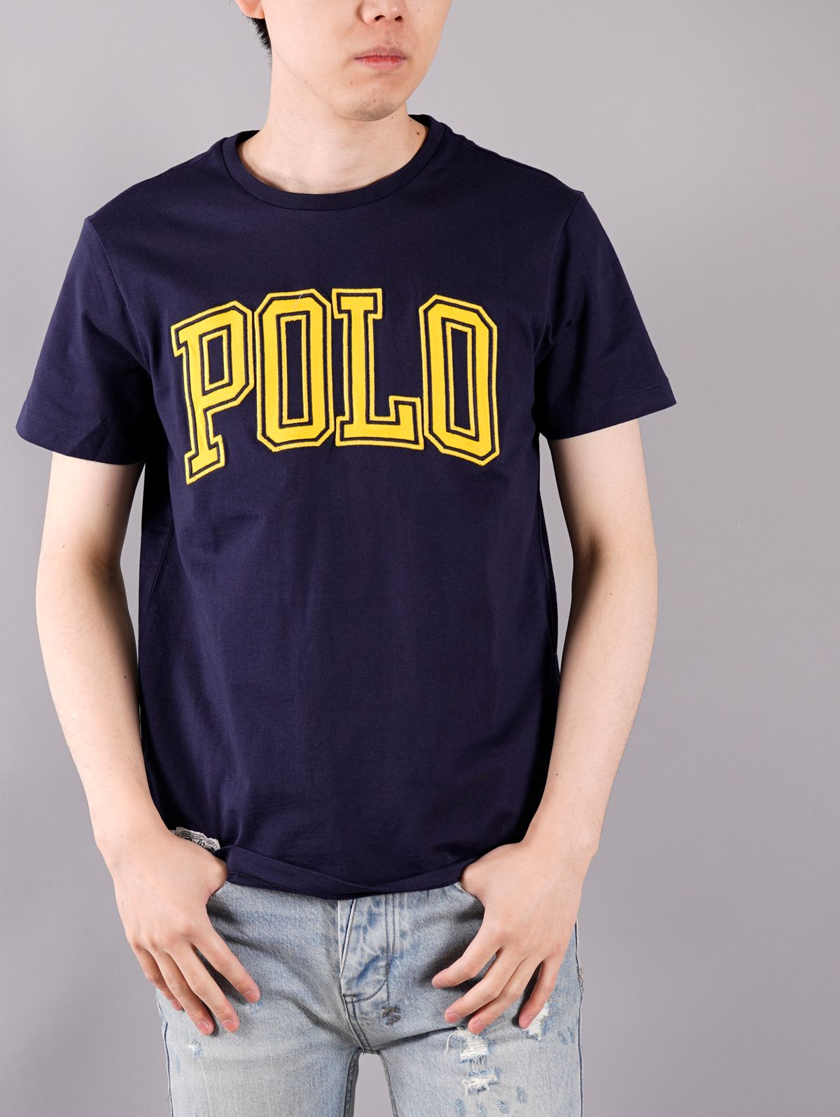 Verovering bezig motto Polo Ralph Lauren - CUSTOM SLIM FIT T-SHIRT / カスタムスリムフィットTシャツ (グレー) |  Confidence