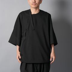 【GHOST】WOVEN WATER-REPELLENT NINJA T-SHIRTS / ニンジャTシャツ(ブラック)