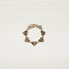 Multi Heart Razor Bracelet / ブレスレット (ゴールド)