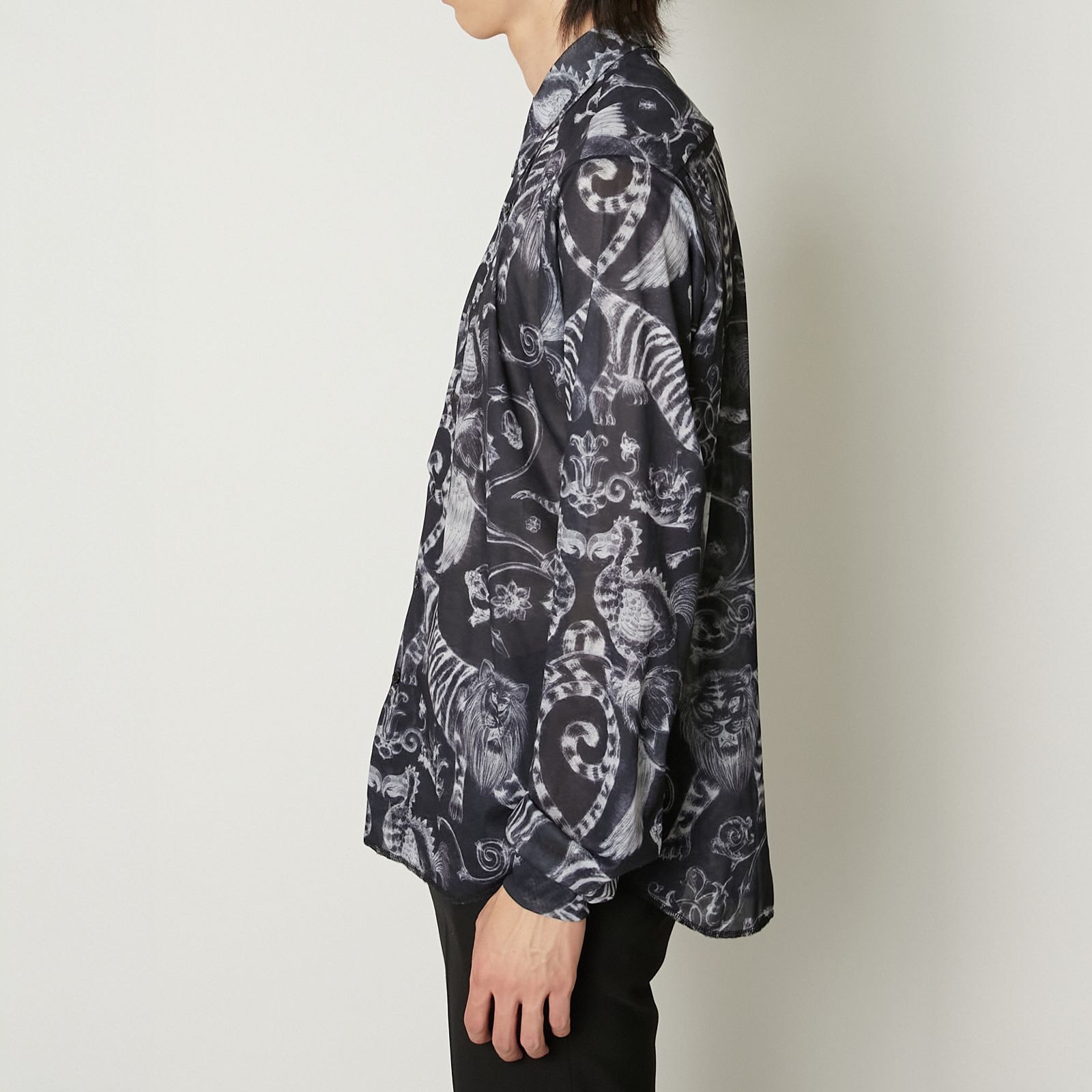 TULLE SHIRTS / チュールシャツ (ブラック)