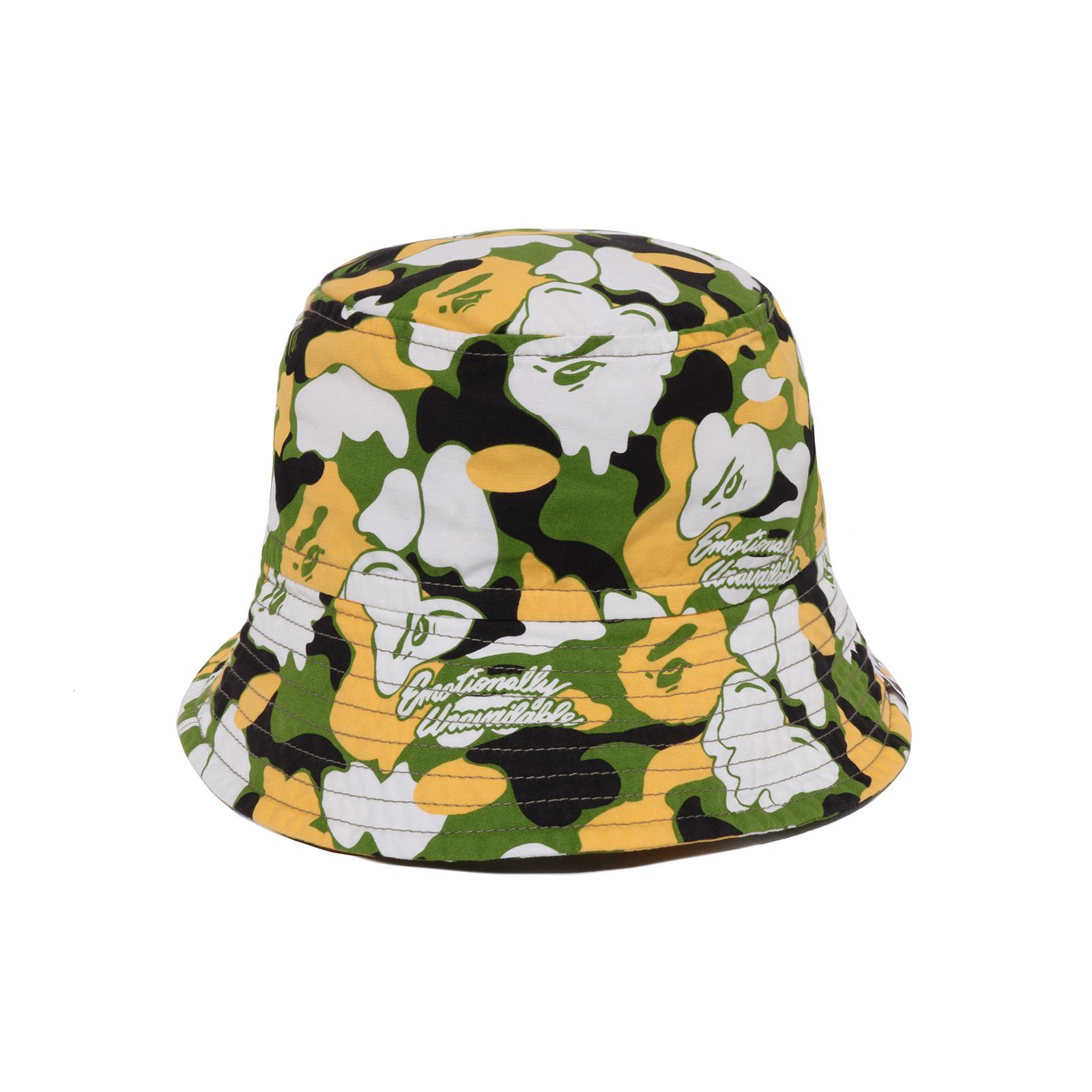 【コラボ】EU-MK8-0000-C14 / EU APE ALOHA BUCKET HAT / バケットハット(グリーン)