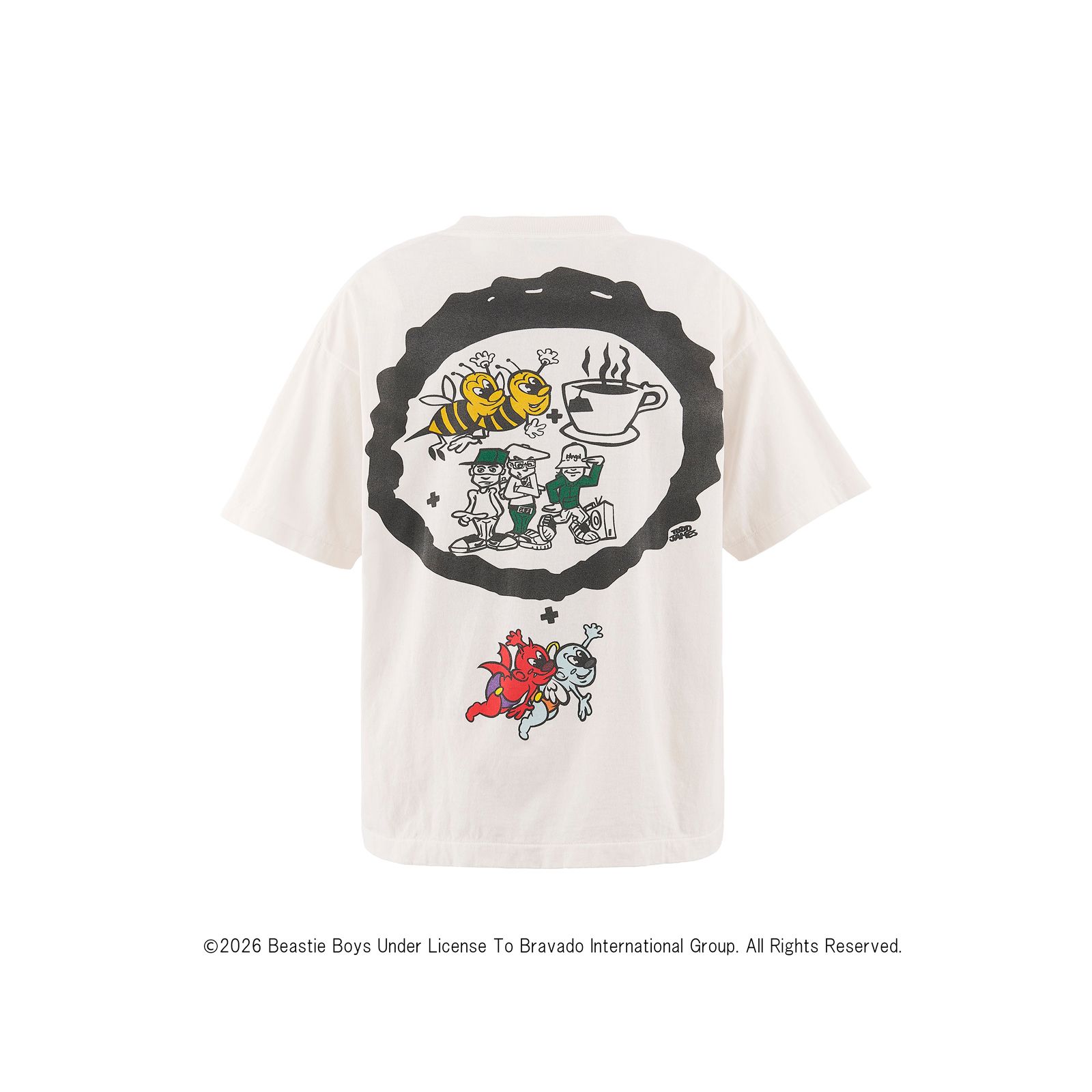 【コラボ】SM-MK8-0000-C23 / BTB_SS T-SHIRT / BEASTIEBOYS / WHT / Tシャツ (ホワイト)