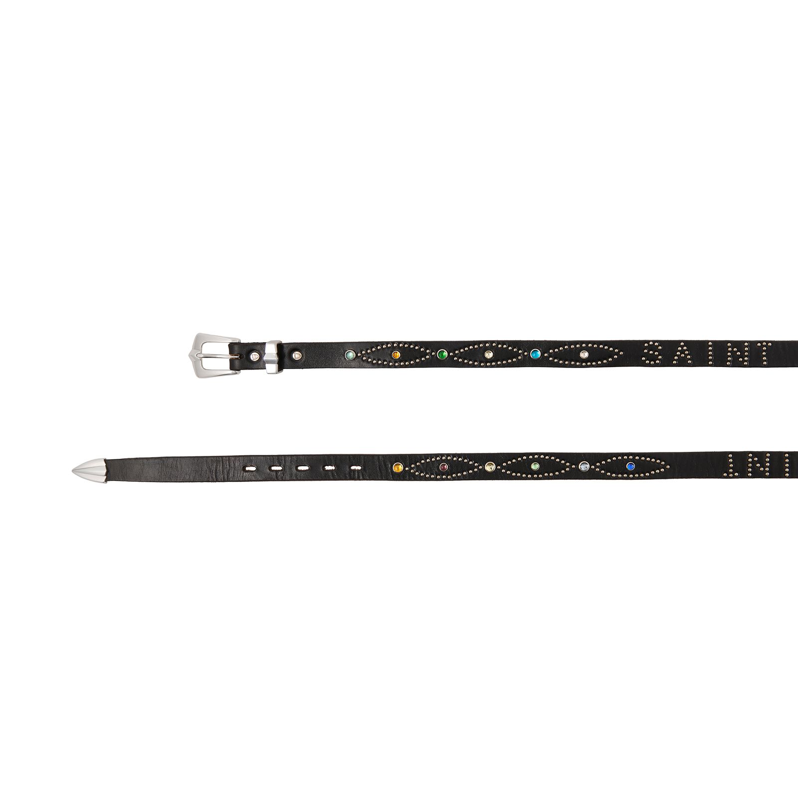【コラボ】SM-MK8-0000-C66 / HTC_BELT_NARROW / RINBW STONE / BLK / ベルト  (ブラック/マルチ)