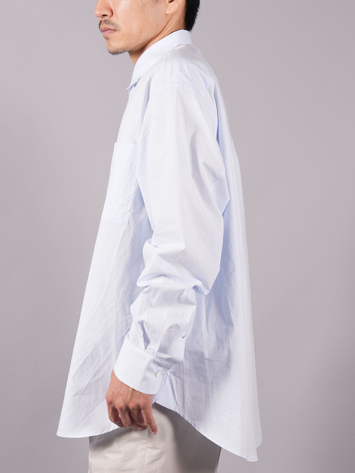 【定番アイテム】 BETA SHIRT / ベータ シャツ / 長袖シャツ (パウダーブルー)