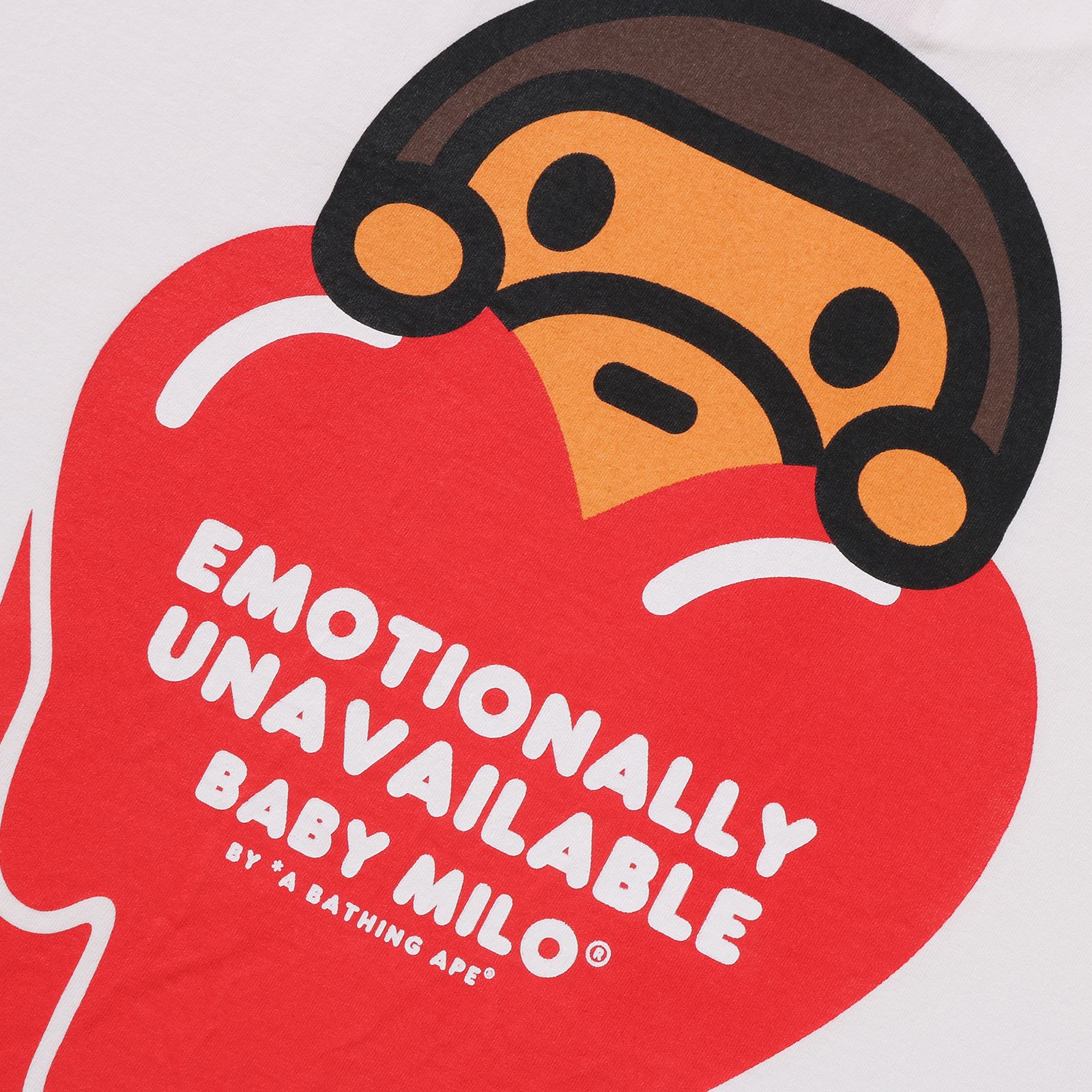 ■EMOTIONALLY UNAVAILABLE■×A BATHING APEコラボ MILO SS TEE EMOTIONALLY UNAVAILABLE】×A BATHING APE EU MILO SS TEE EU