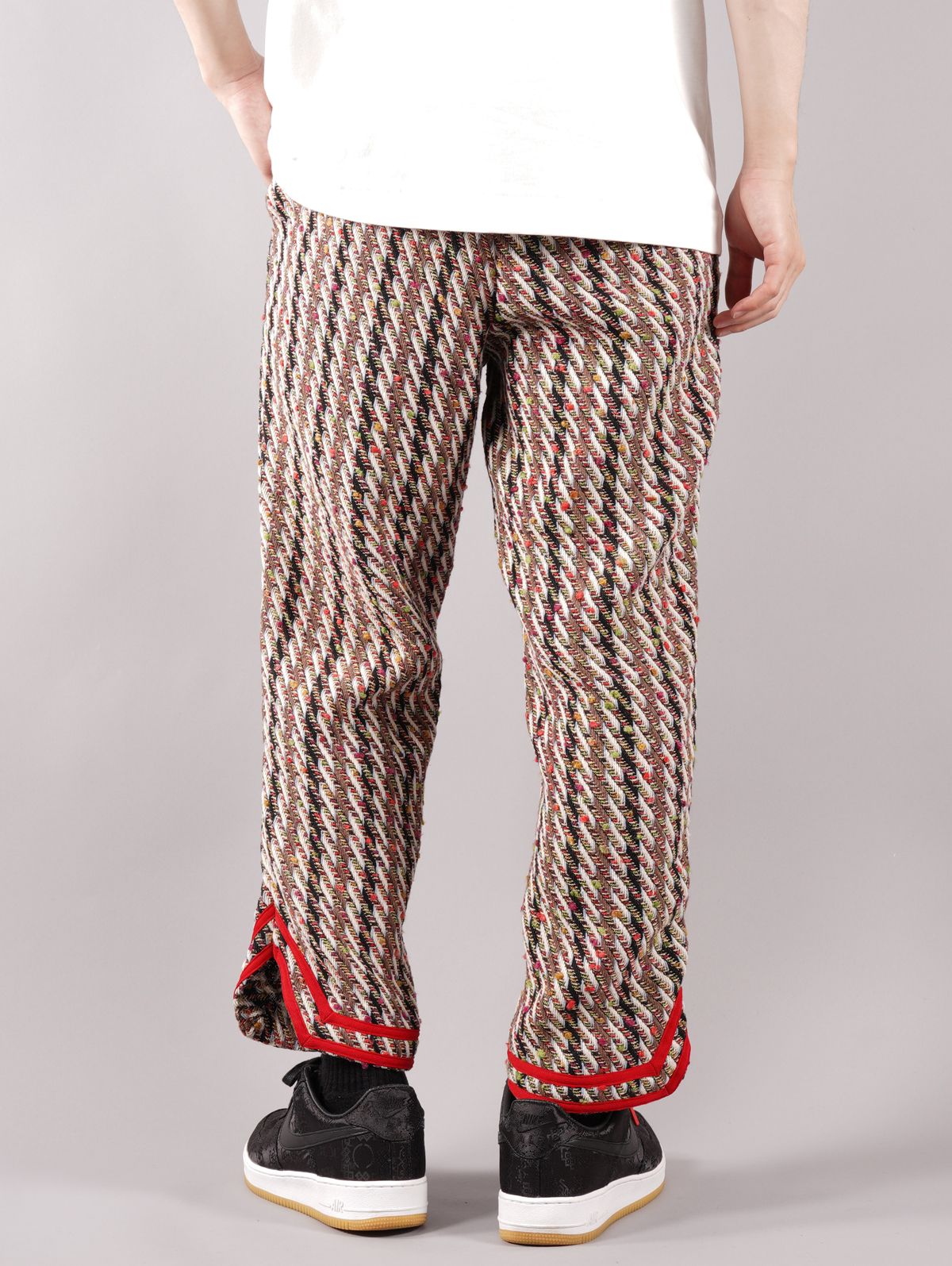 ラスト1点 / BASEBALL STRIPE PANTS / ベースボール ストライプ パンツ (レッド)