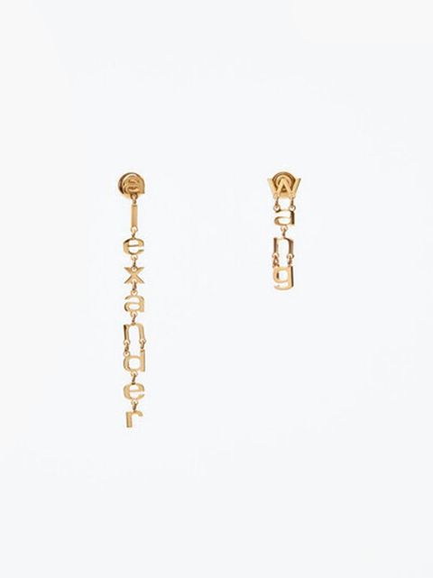letter logo earring  / レターロゴ イヤリング (ゴールド) 9049E0740J) alexander wang
