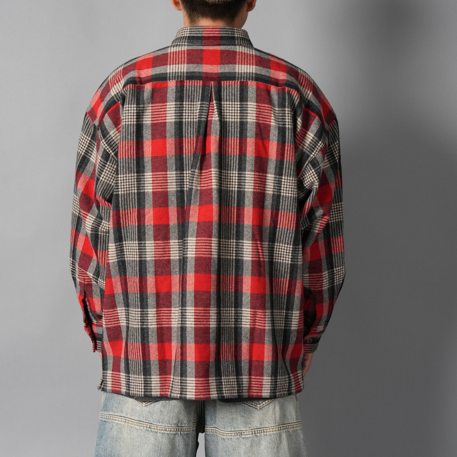 Classic Wool Shirt / クラシックウールシャツ (レッド)