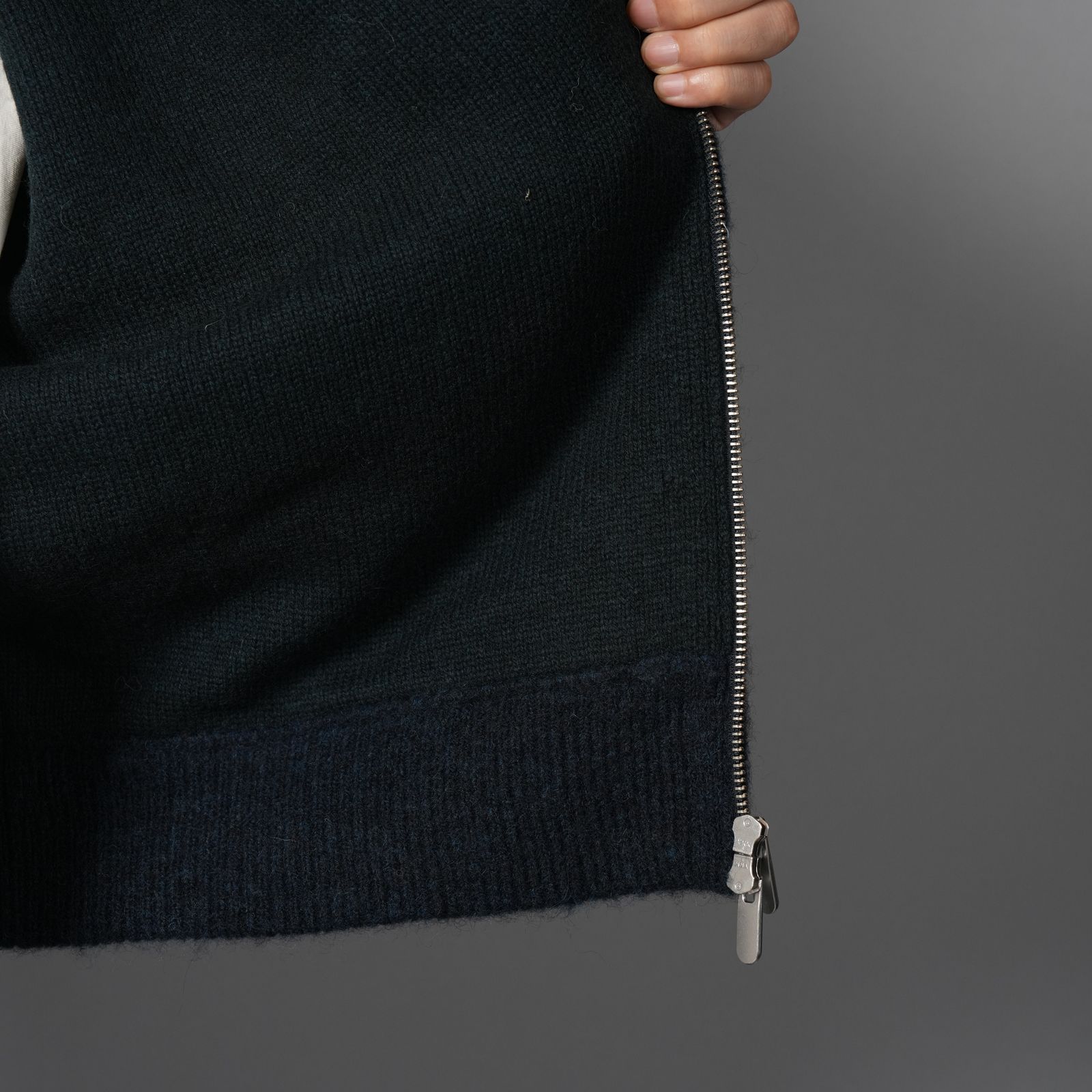ALPACA KNIT V2 JACKET  / アルパカ ニットジャケット (アルパカインディゴ)