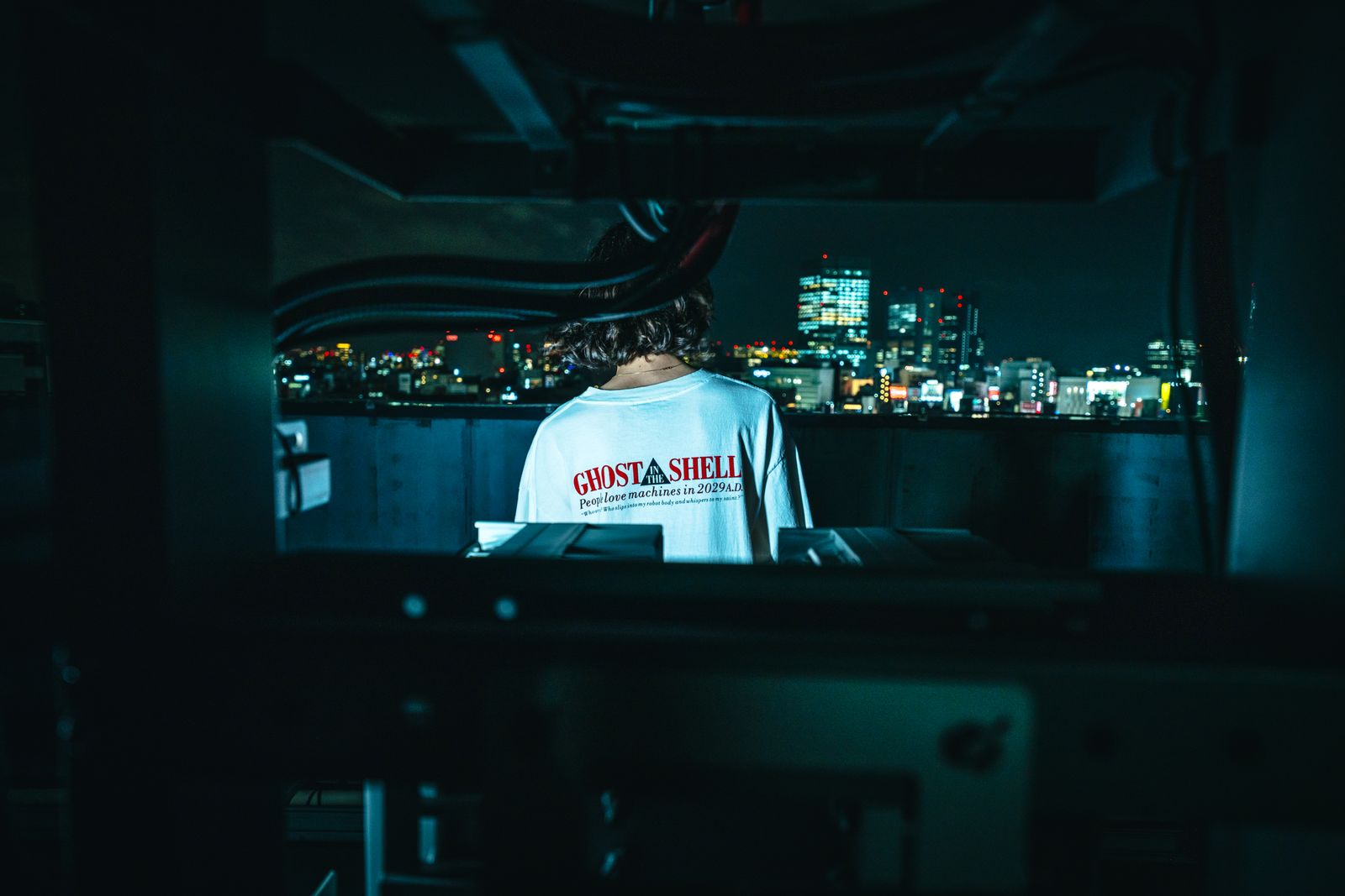 【ラスト1点】【9/28日 (土) 10時販売スタート!!】【限定】SM-YS1-0000-C32 / GS_SS TEE / GITS / WHITE / Tシャツ (ホワイト)