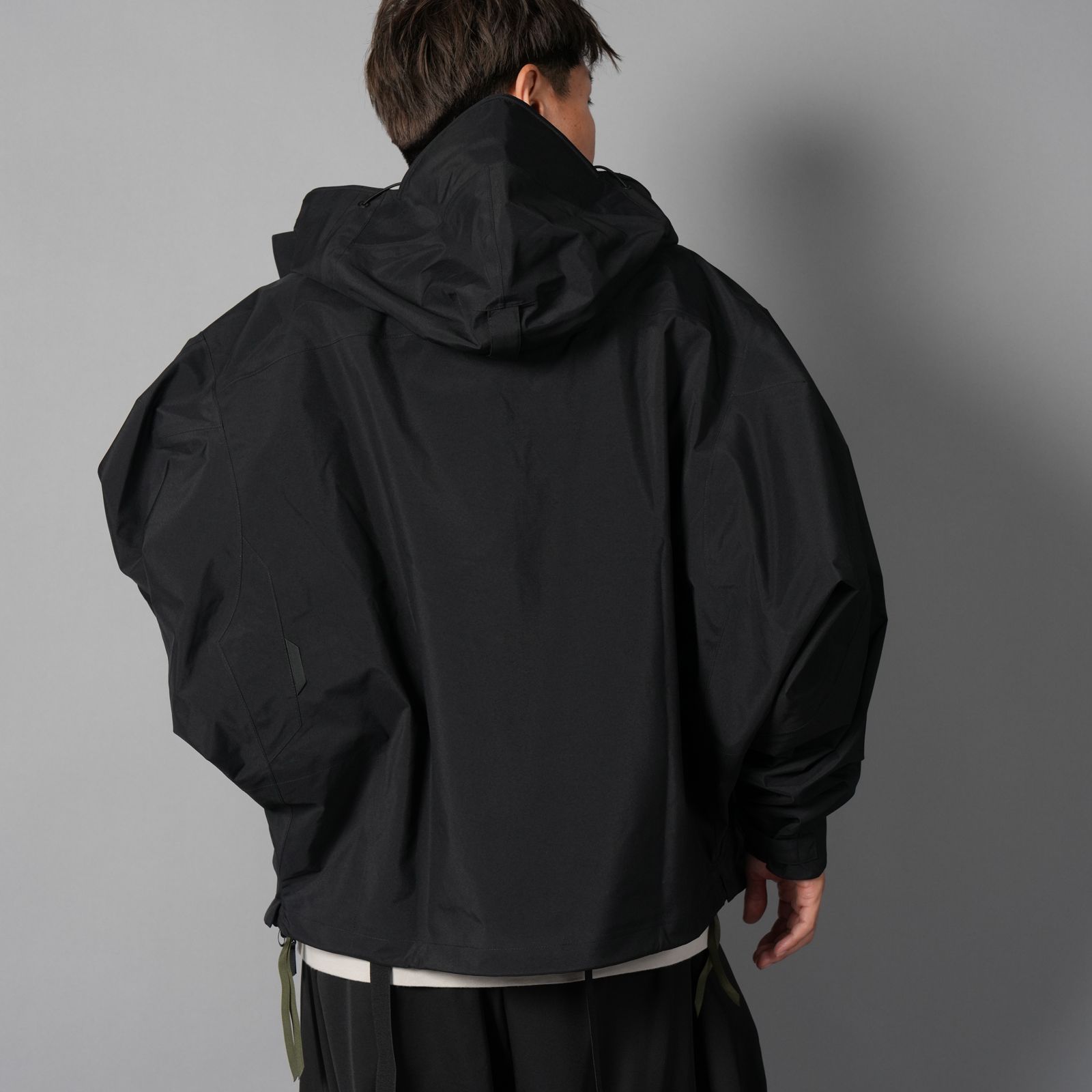 J129-GT / 3L Gore-Tex jacket  / ナイロンジャケット[ウルトラワイドフィット][プロシェル](ブラック)