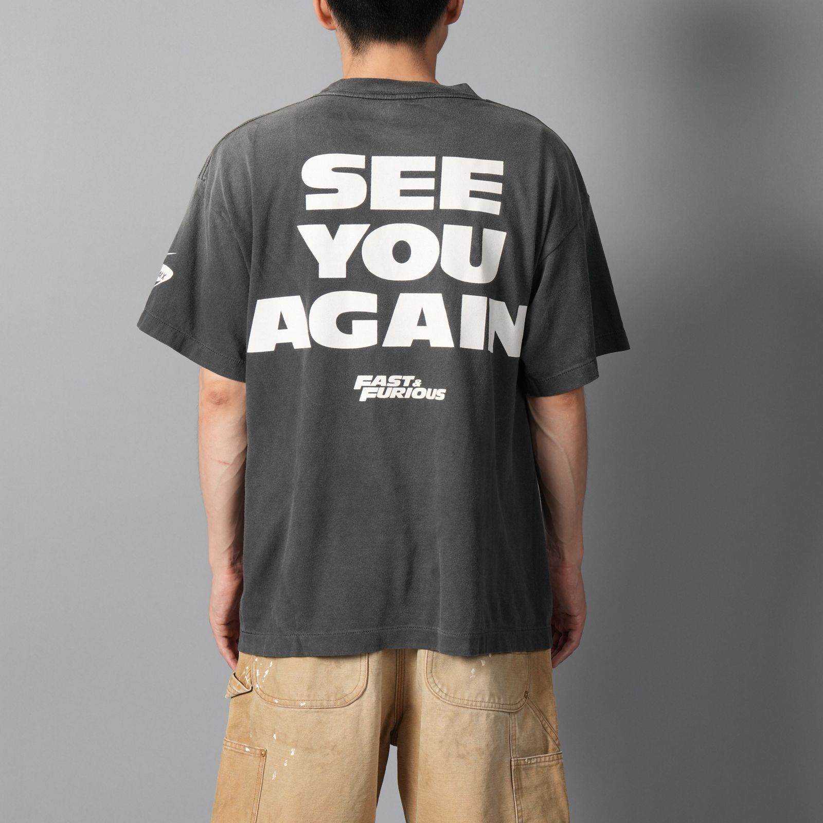 【ラスト1点】【コラボ】SM-HR1-0000-C74 / FF_SS TEE / FURIOUS 7 / BLACK / Tシャツ (ブラック)
