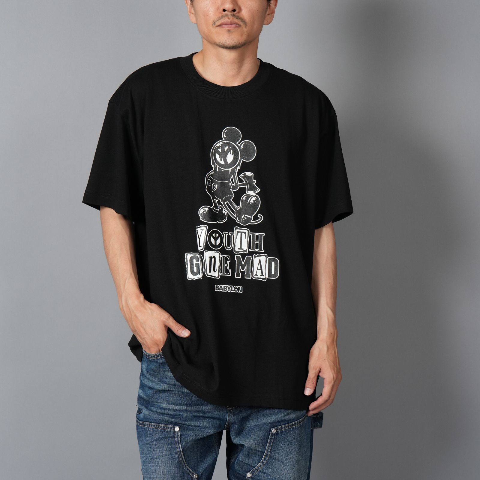 S/S YOUTH GONE MAD TEE / Tシャツ  (ジェッドブラック)