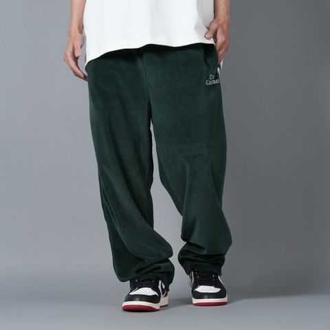 VELOUR TRACK PANTS / ベロア トラックパンツ (グリーン)