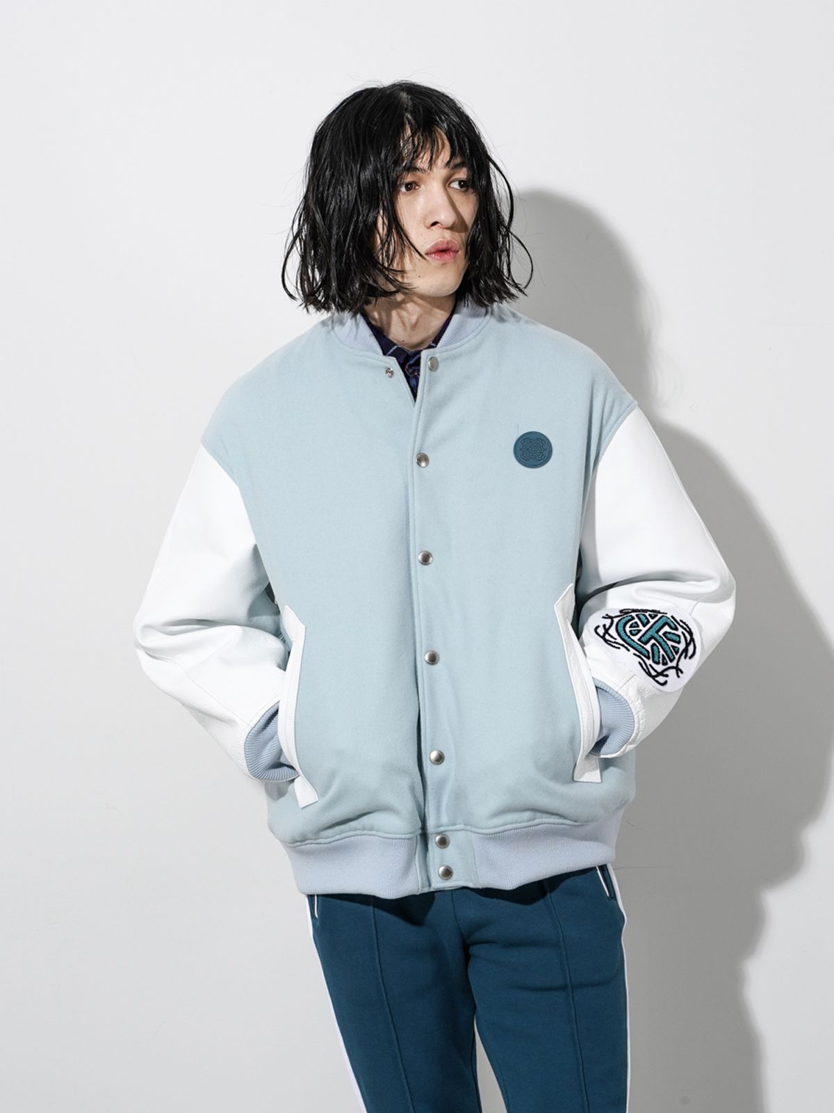 22AW EMBLEM STADIUM JACKET スタジアムジャケット身幅73